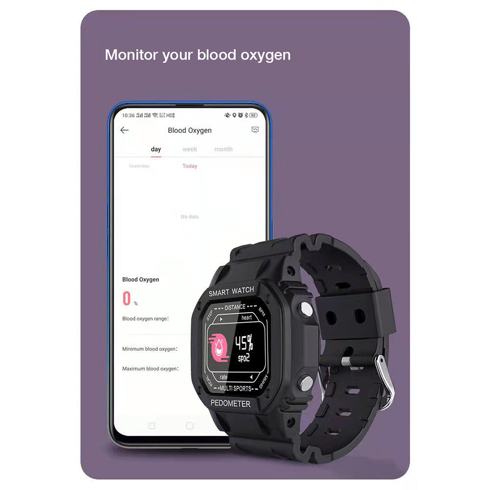 Cactus Nexus CAC-136-M01 Smartwatch and Fitness Tracker for Health and Activity Monitoring