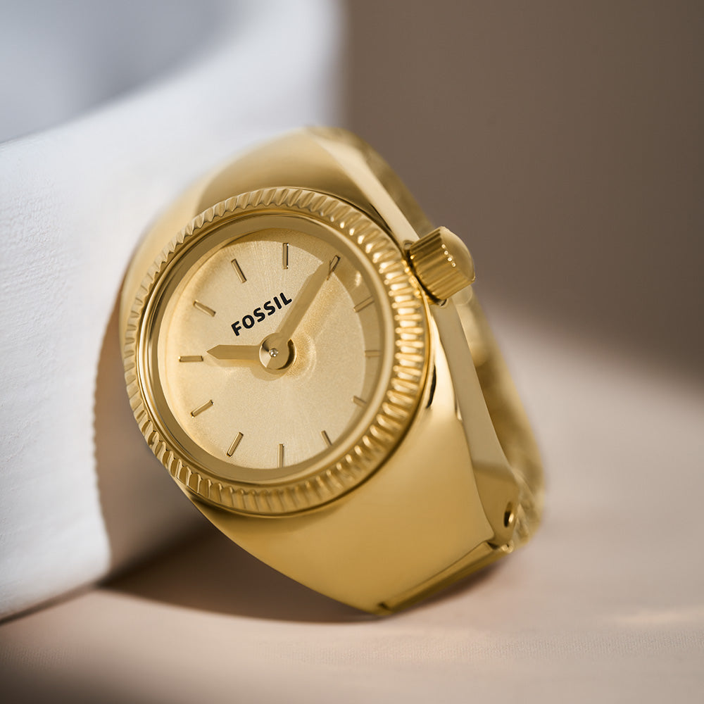 Fossil Stylish Quartz Watch Ring Model ES5246