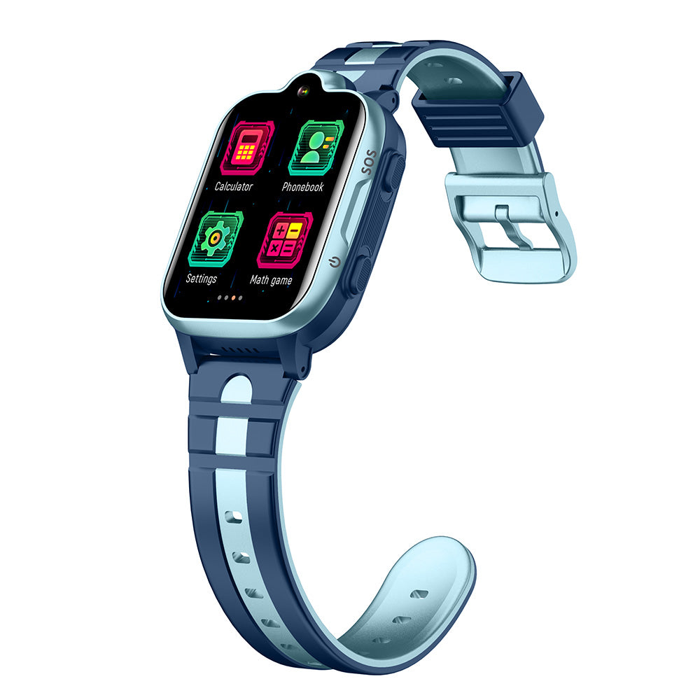 Cactus Kidocall 4G CAC-141-M03 Blue GPS Tracking Smart Phone Watch with 2.5D Screen