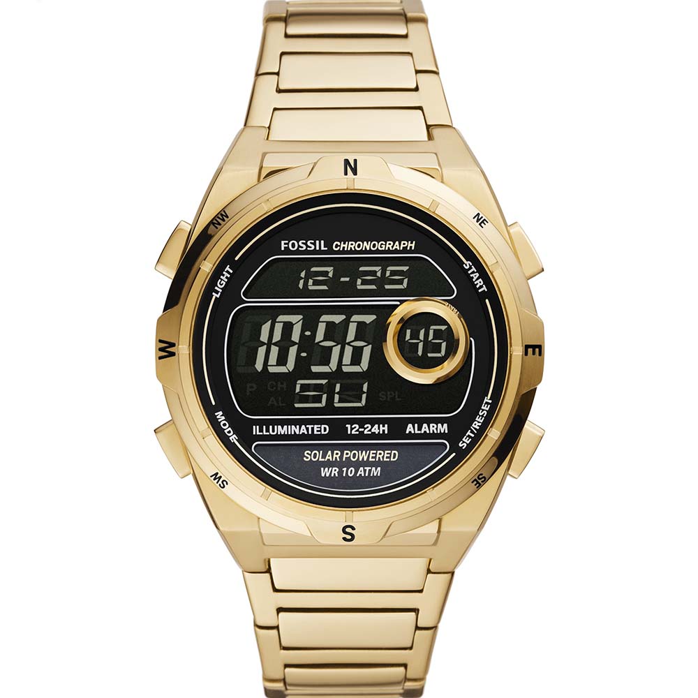 Fossil Luxury Solar-Powered Digital Watch - Everett FS5862