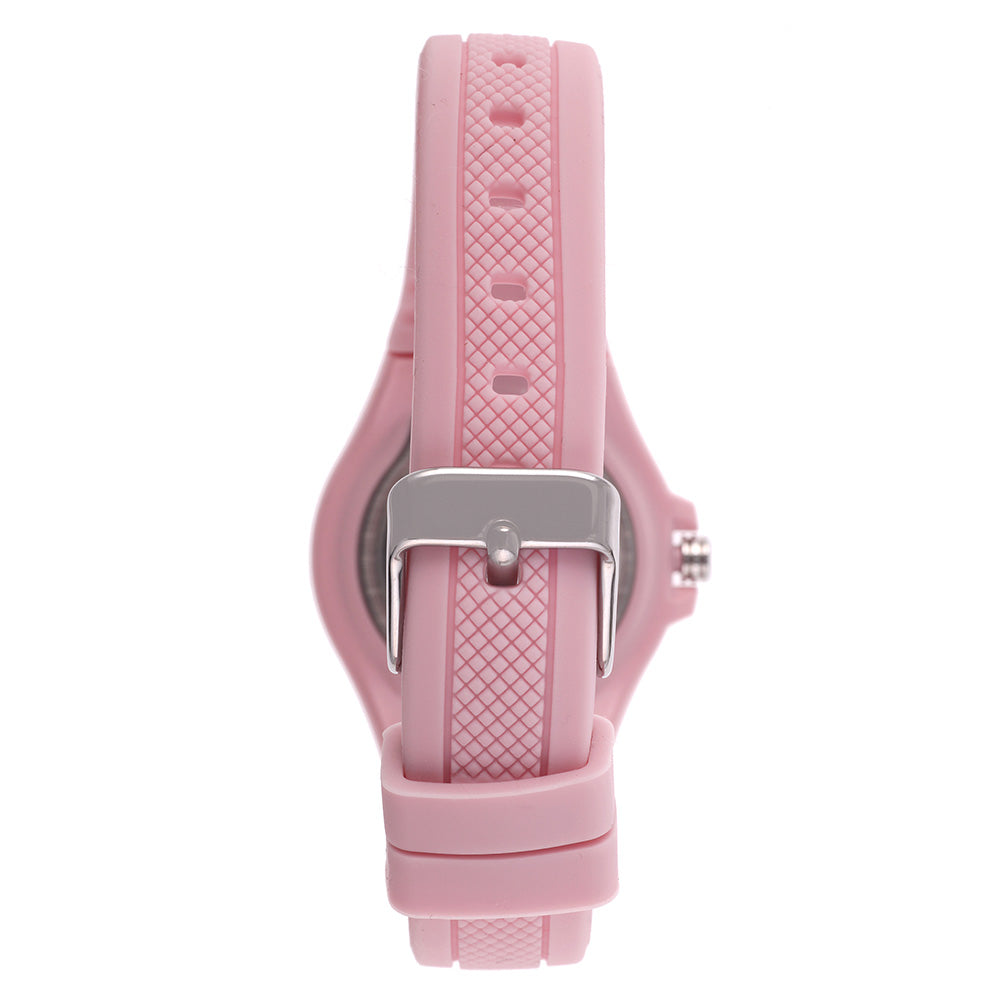Stylish Pink Cactus Rainbow Watch CAC145M05 with Colorful Numbers