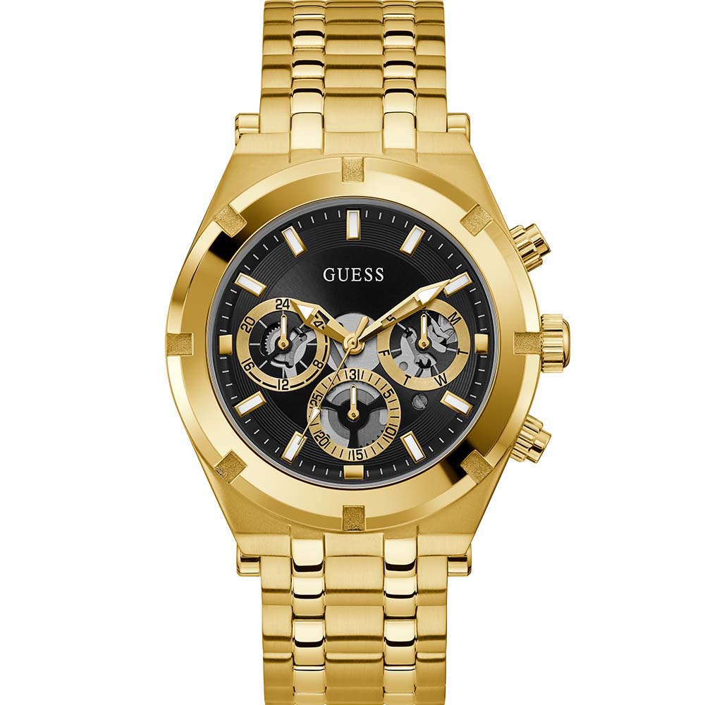 Guess Continental GW0260G2 Multi-Functional Luxury Gold-Coated Stainless Steel Watch
