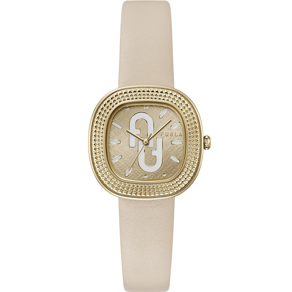 Furla Fashionable WW00048005L2 TV-Style Women's Watch with Polished Yellow Gold Tone
