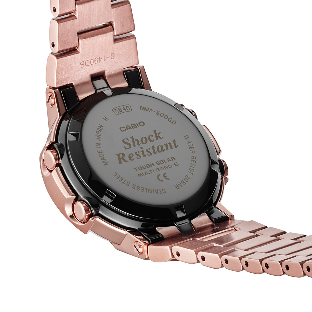 G-Shock Full Metal AWM500GD-4A Rose Gold Ingot Stylish Watch Collection