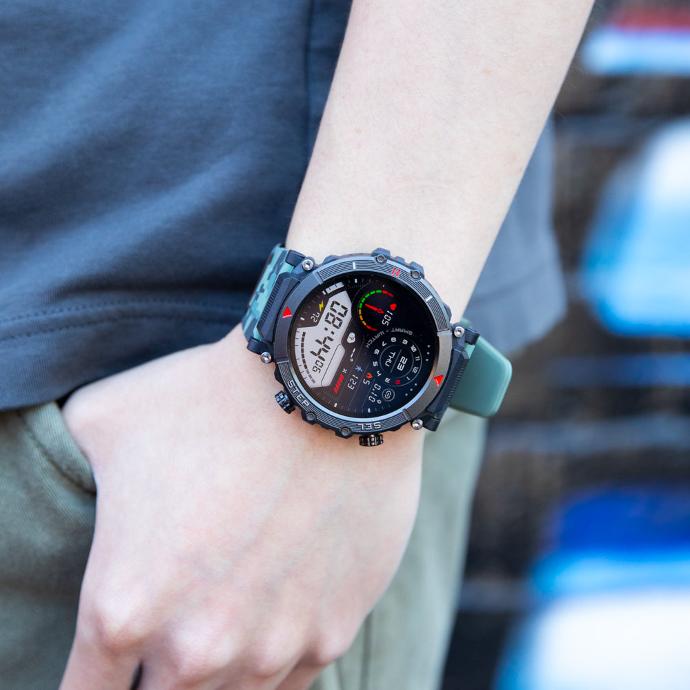 Active Pro Call+ XL Connect High - Tech Smart Watch with Three Different - Colored Band Options in Stylish Black