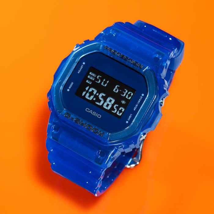 Casio G-Shock DW5600SB-2DR Semi-Transparent Skeleton Series Men's Wristwatch