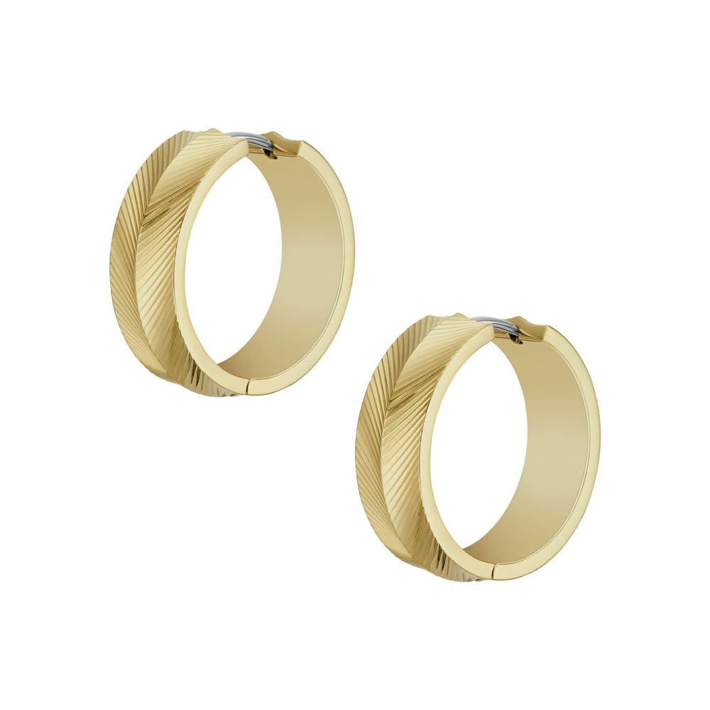 Fossil Harlow Earrings in Yellow Gold-Plated Stainless Steel