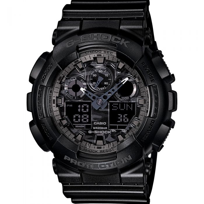 G-Shock GA100CF-1A Men's Fashionable and Tough Wristwatch