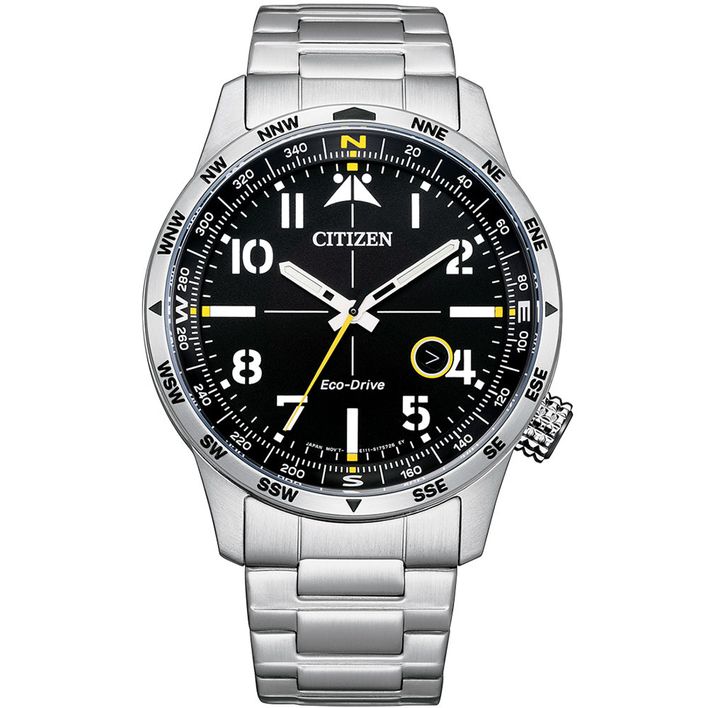 Citizen Men's Stainless Steel Eco-Drive Watch - Model BM7550-87E