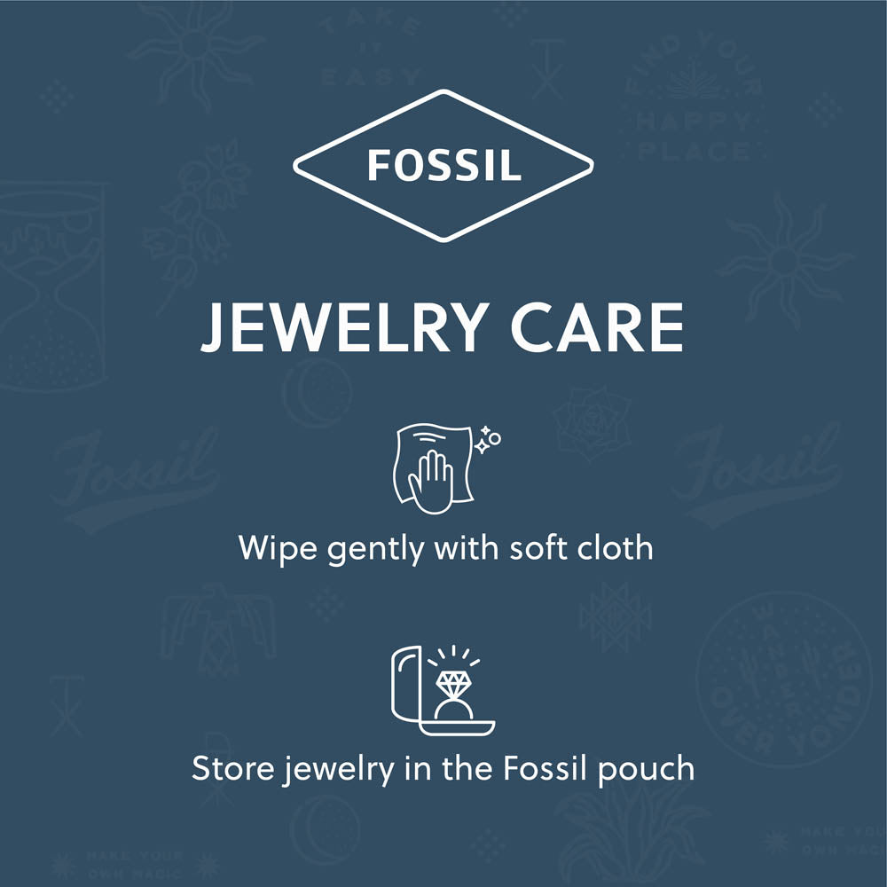Fossil Harlow Earrings in Yellow Gold-Plated Stainless Steel