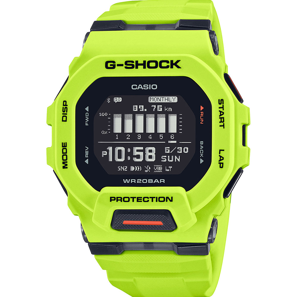 G-Shock GBD200-9D G-Squad Digital Sports Watch with Smartphone Link and Fitness Tracking