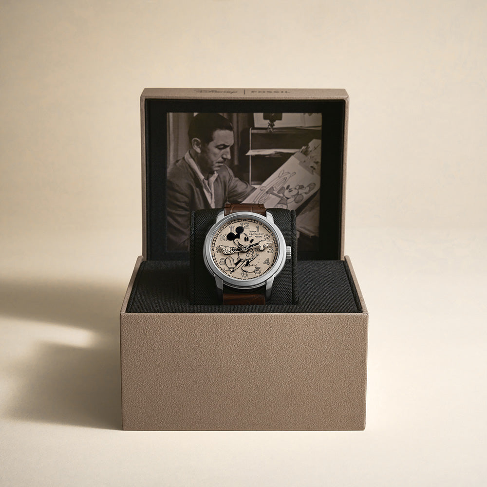 Fossil LE1185 Unisex Automatic Watch for Disney's 100th Anniversary