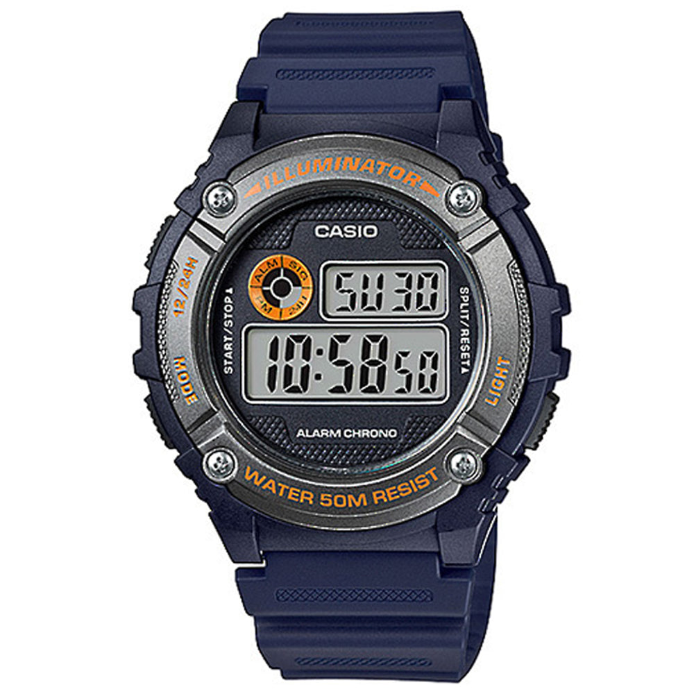 Casio W216H-2B Lightweight Digital Watch with Long Battery Life