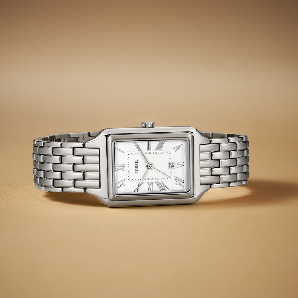 Fossil Raquel ES5221 Quartz Women's Watch with 23mm Stainless Steel Case
