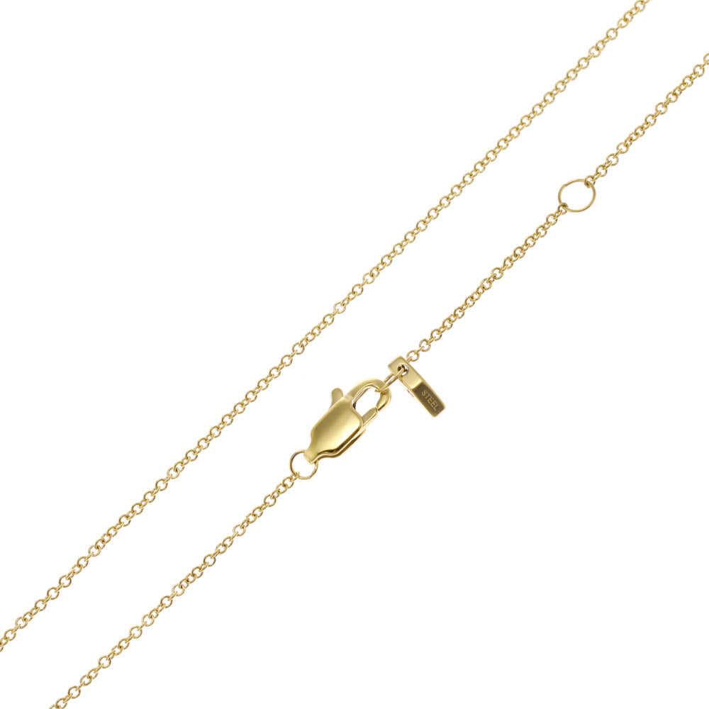 Fossil Harlow Yellow Gold Plated Stainless Steel Pendant with Chain