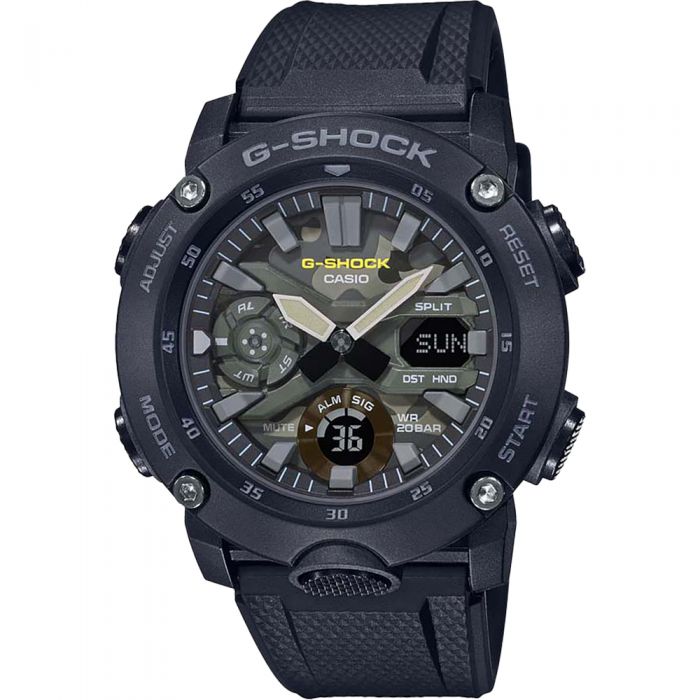 Casio Men's G-Shock GA-2000SU-1ADR Carbon Core Guard Watch