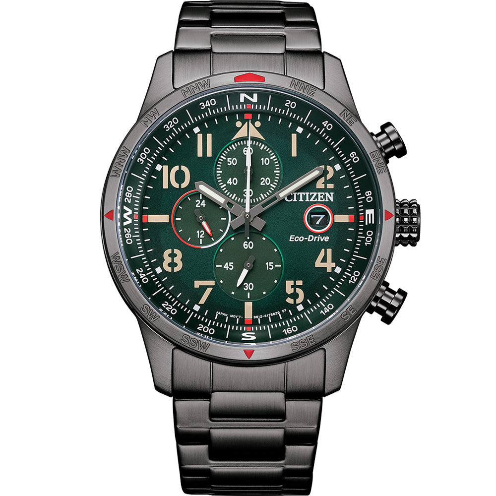 Citizen Men's Eco-Drive Chronograph Watch CA0797-84X with Precision Timekeeping