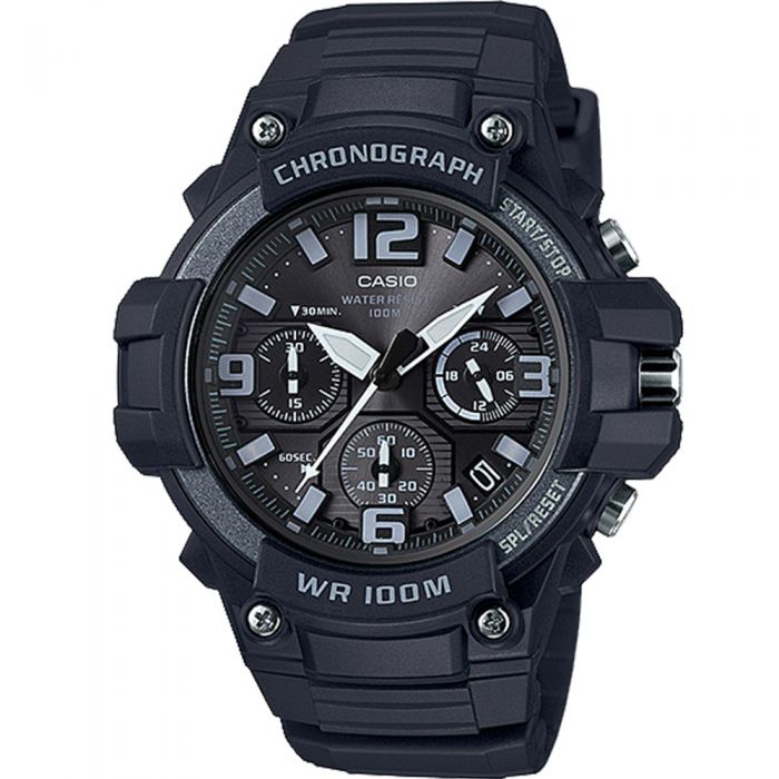 Casio MCW100H-1A3: A Durable Chronograph for Sports and Travel