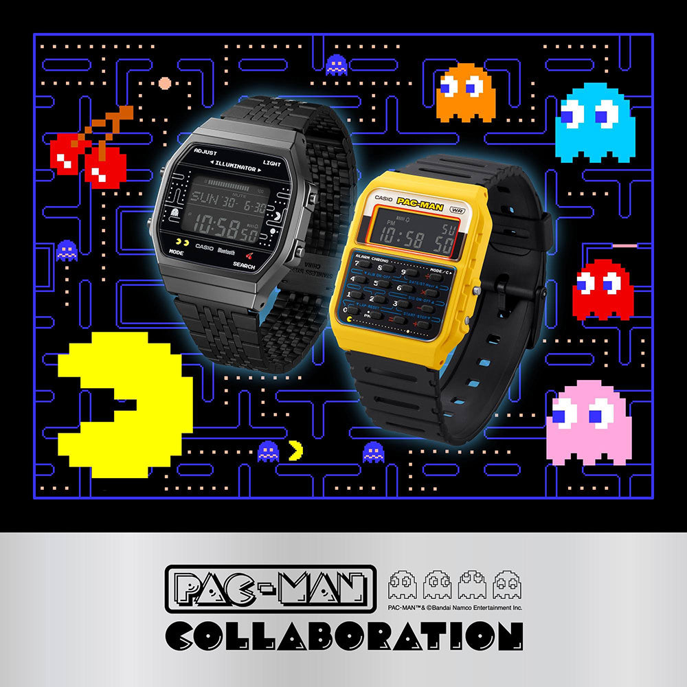 Casio CA53WPC-1B Pac-Man Collaboration Limited Edition Digital Watch
