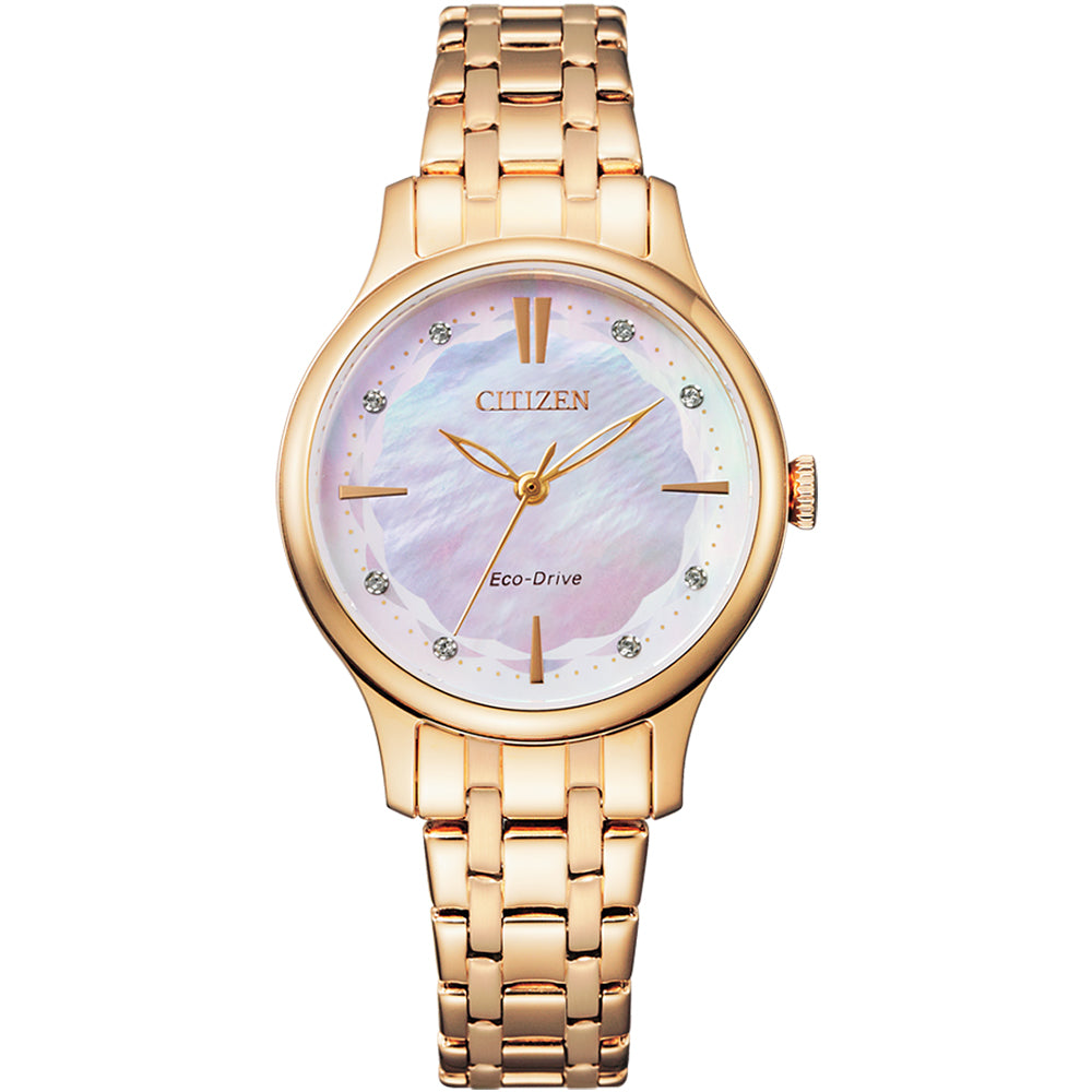 Citizen Eco-Drive EM0893-87Y Watch with Sparkling Swarovski Crystals