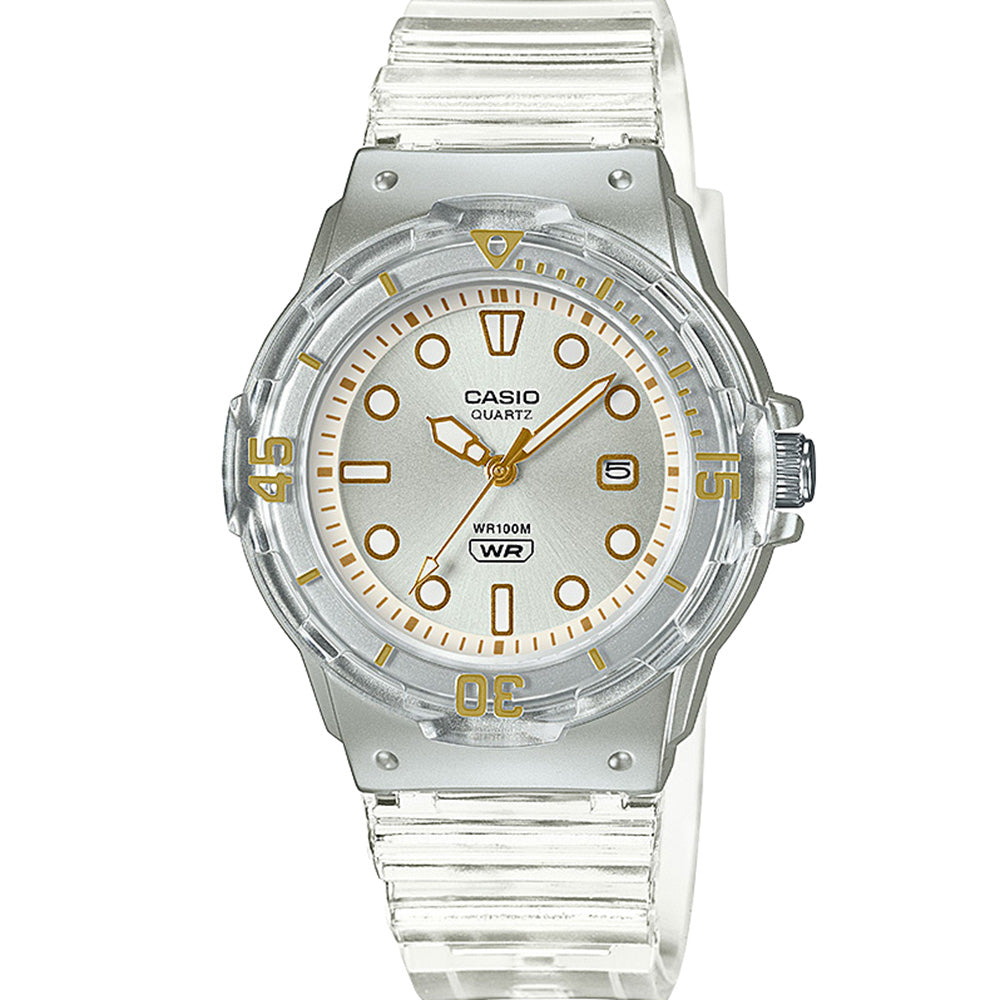Casio Stylish LRW200HS-7E Slim Compact Analog Watch with Translucent Design