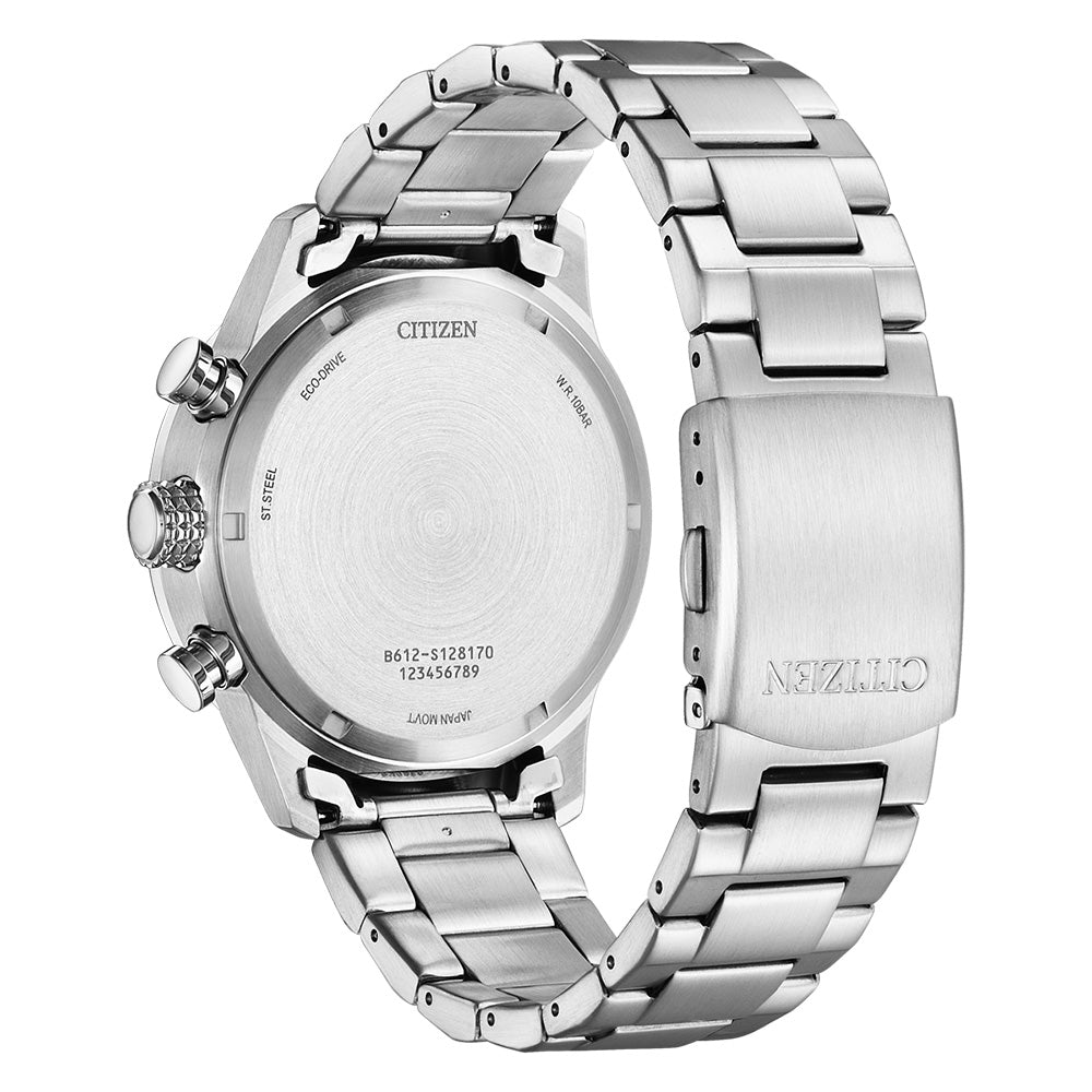 Citizen Eco-Drive CA0790-83E Stylish Stainless Steel Chronograph Watch