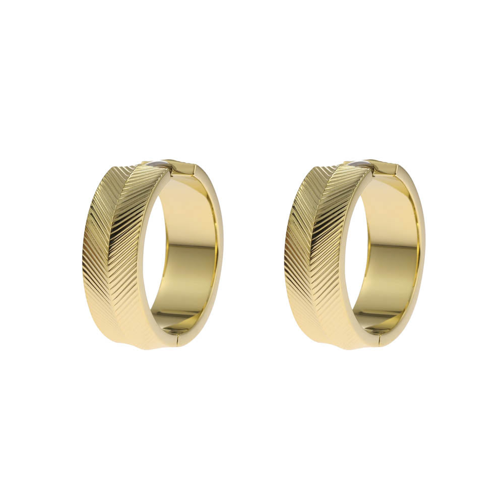 Fossil Harlow Earrings in Yellow Gold-Plated Stainless Steel