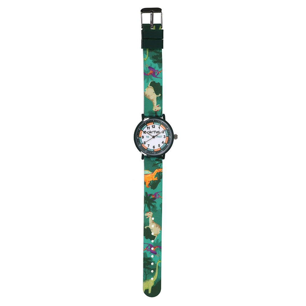 Cactus CAC143M12 Durable Dinosaur Kids Watch for 5 - 10 Years Old