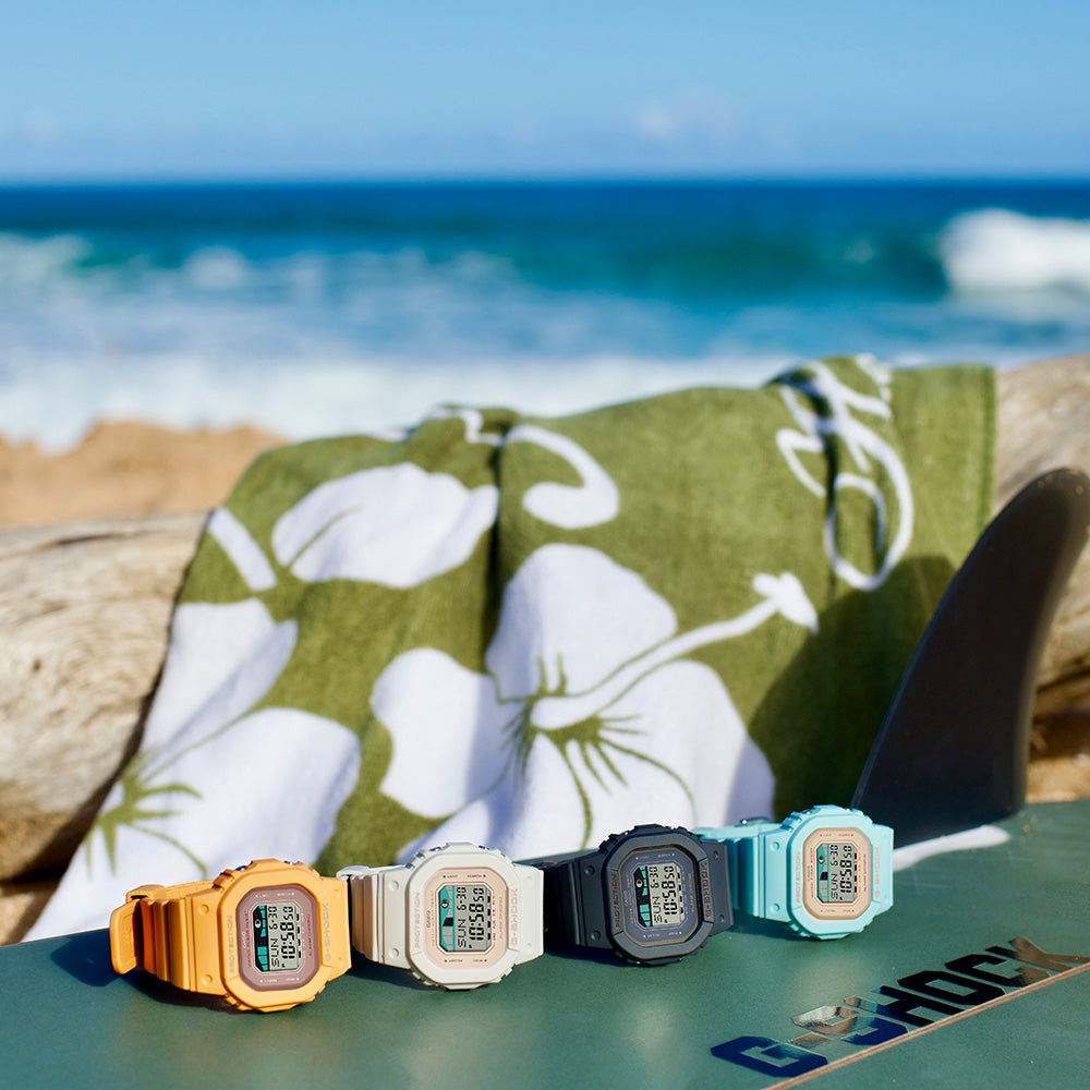 G-Shock GLXS5600-7 S5600 Women's Digital G-Lide Surfing Watch for Water Enthusiasts