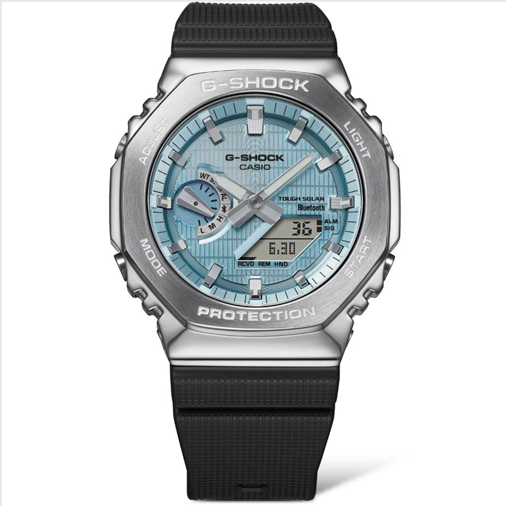 G-Shock GBM2100A-1A2 Bluetooth 'CasiOak' with Metal Cover