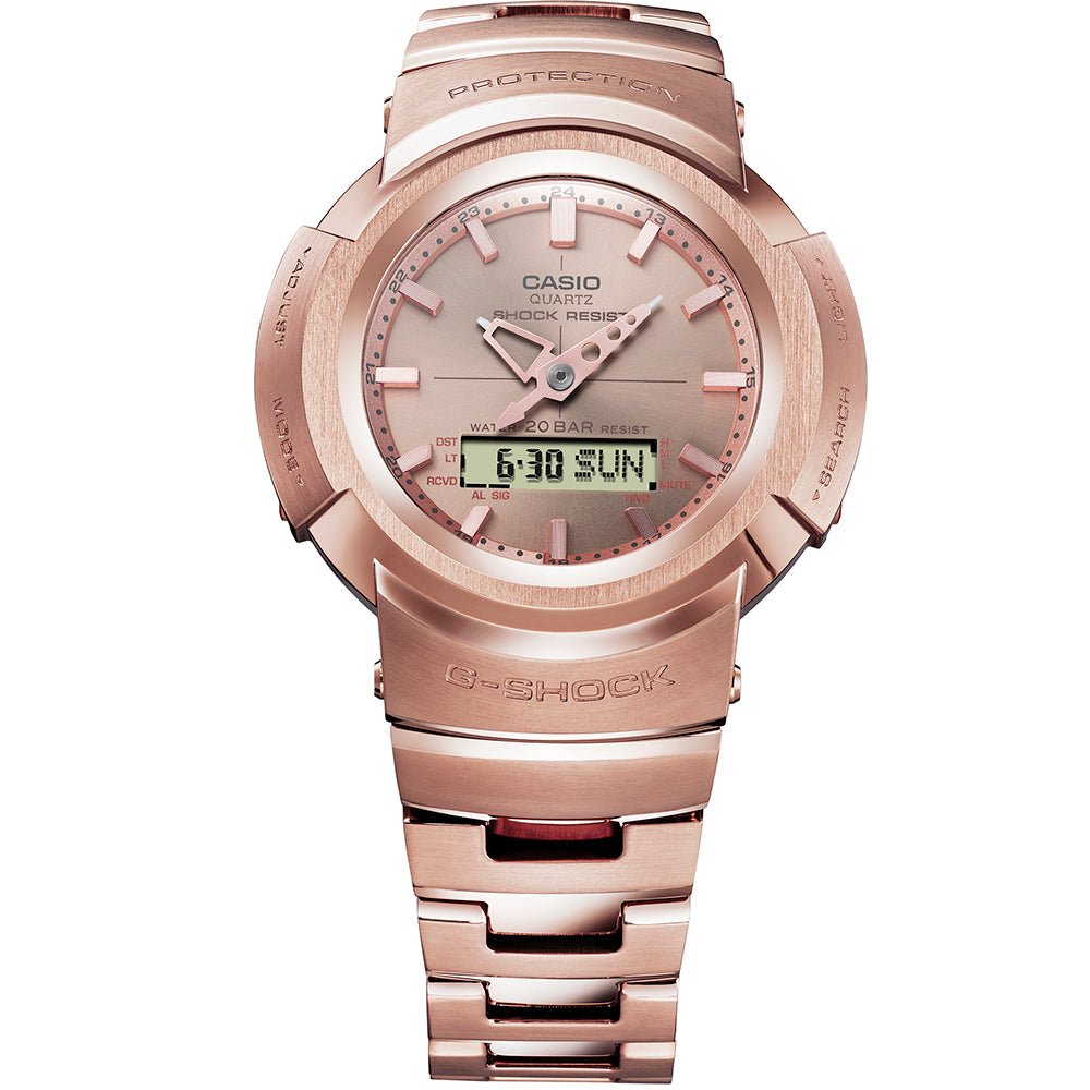 G-Shock Full Metal AWM500GD-4A Rose Gold Ingot Stylish Watch Collection