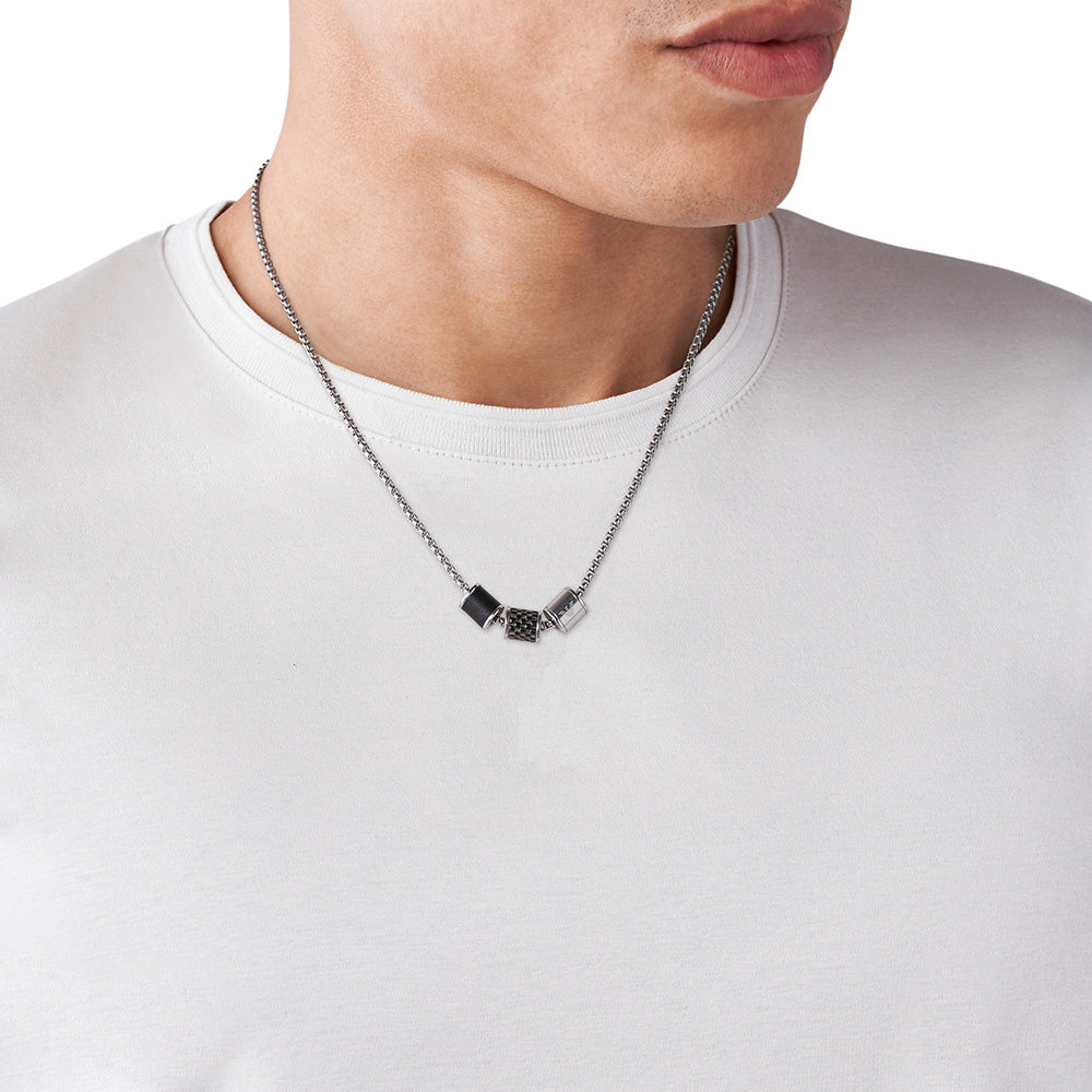 Emporio Armani Stylish Stainless Steel Basic Key Chain