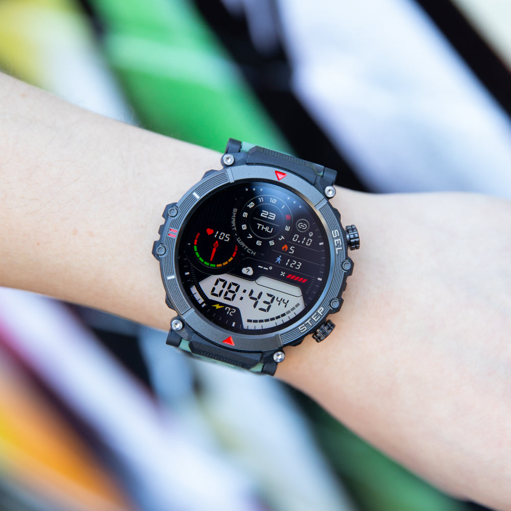 Active Pro Call+ XL Connect High - Tech Smart Watch with Three Different - Colored Band Options in Stylish Black