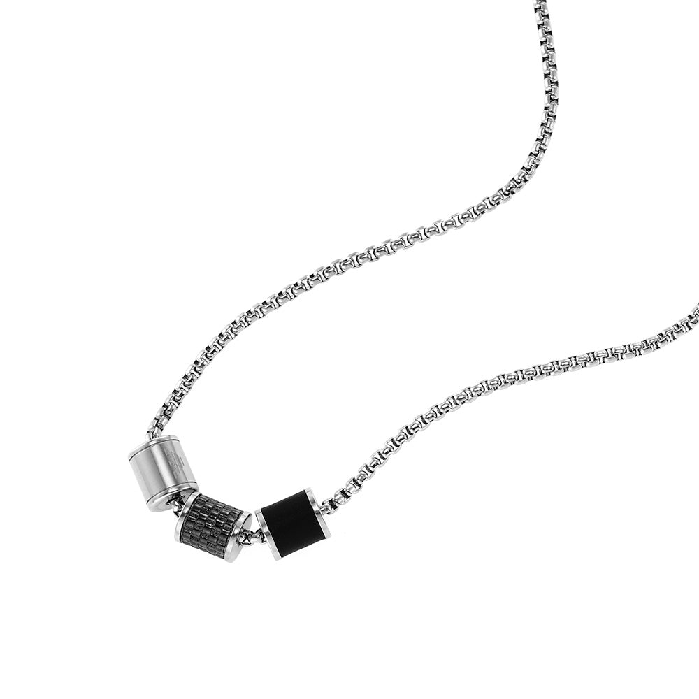 Emporio Armani Stylish Stainless Steel Basic Key Chain