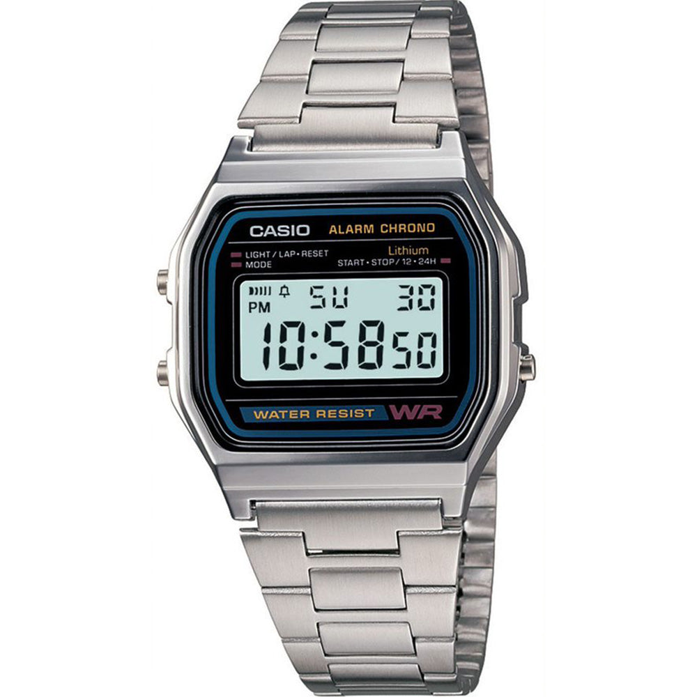 Casio Vintage Stainless Steel Digital Watch A158WA-1 for Comfortable and Stylish Wear