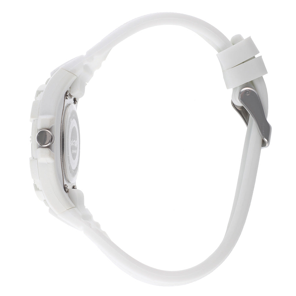 Playful White Cactus Rainbow Watch CAC145M11 with Vibrant Numbers