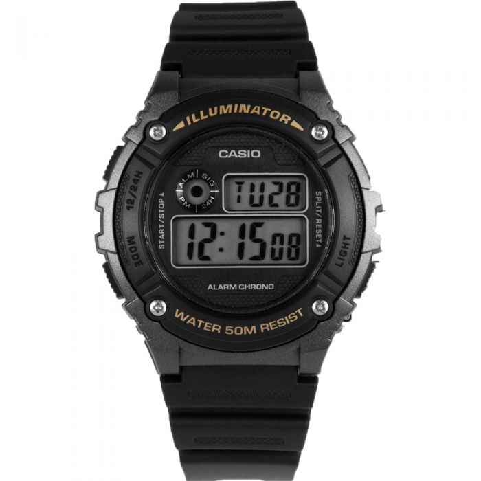 Casio W216H-1B: A Practical Digital Watch with 50m Water Resistance