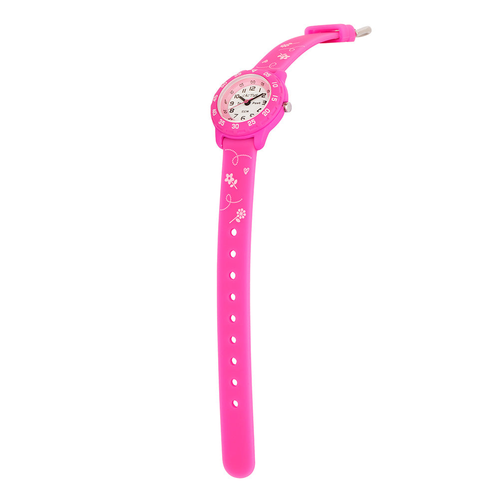 Adorable Cactus Butterfly Soft Silicone Kids Watch CAC124M05 for Time - Learning