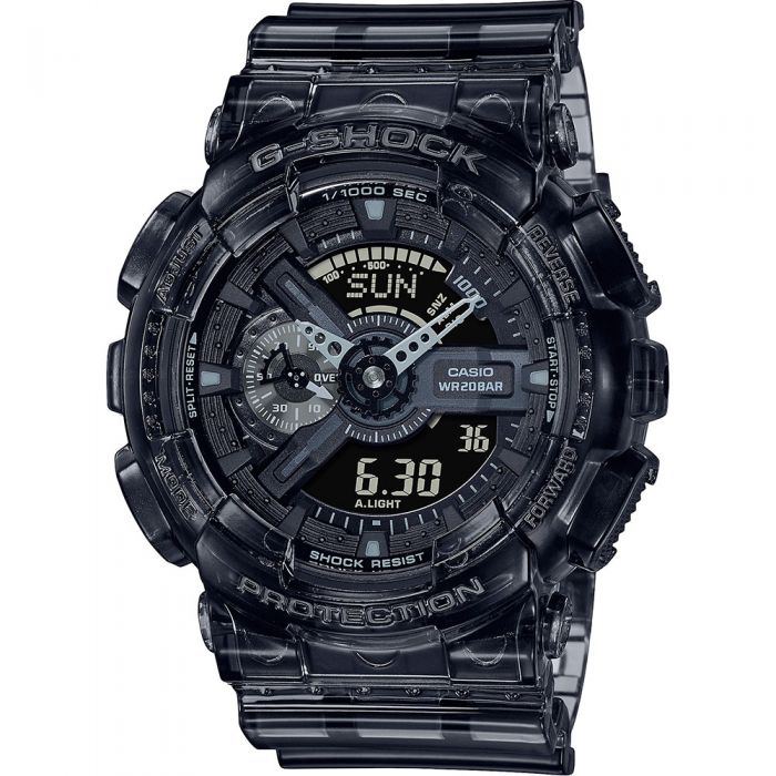 G-Shock GA110SKE-8A Men's Transparent Series Sports Watch in Black Color