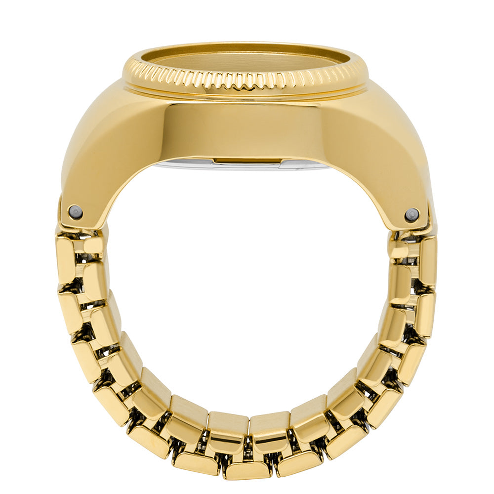 Fossil ES5308 Quartz Stainless Steel Watch Ring with 15mm Case