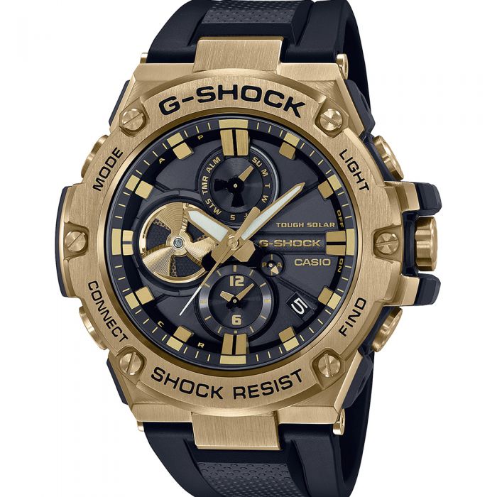 G-Shock G-Steel GSTB100GB-1A9 Gold Resilient Watch