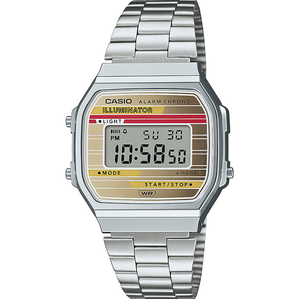 Casio A168WEHA-9A Men's Lightweight Digital Watch with Long Battery Life