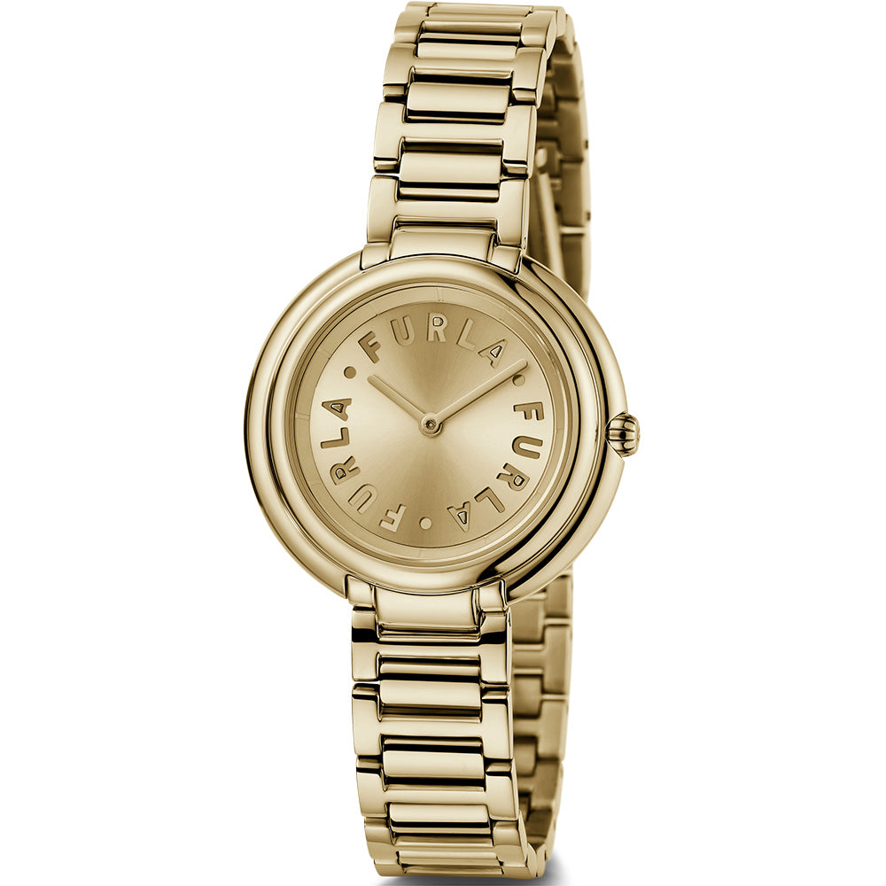 Furla Women's All-Gold Icon Shape Minimalist Watch WW00032005L2