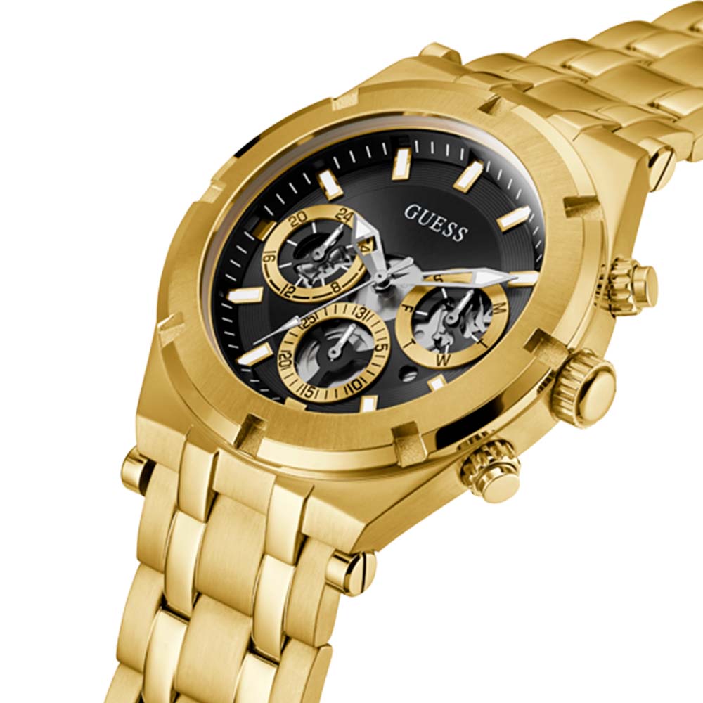 Guess Continental GW0260G2 Multi-Functional Luxury Gold-Coated Stainless Steel Watch