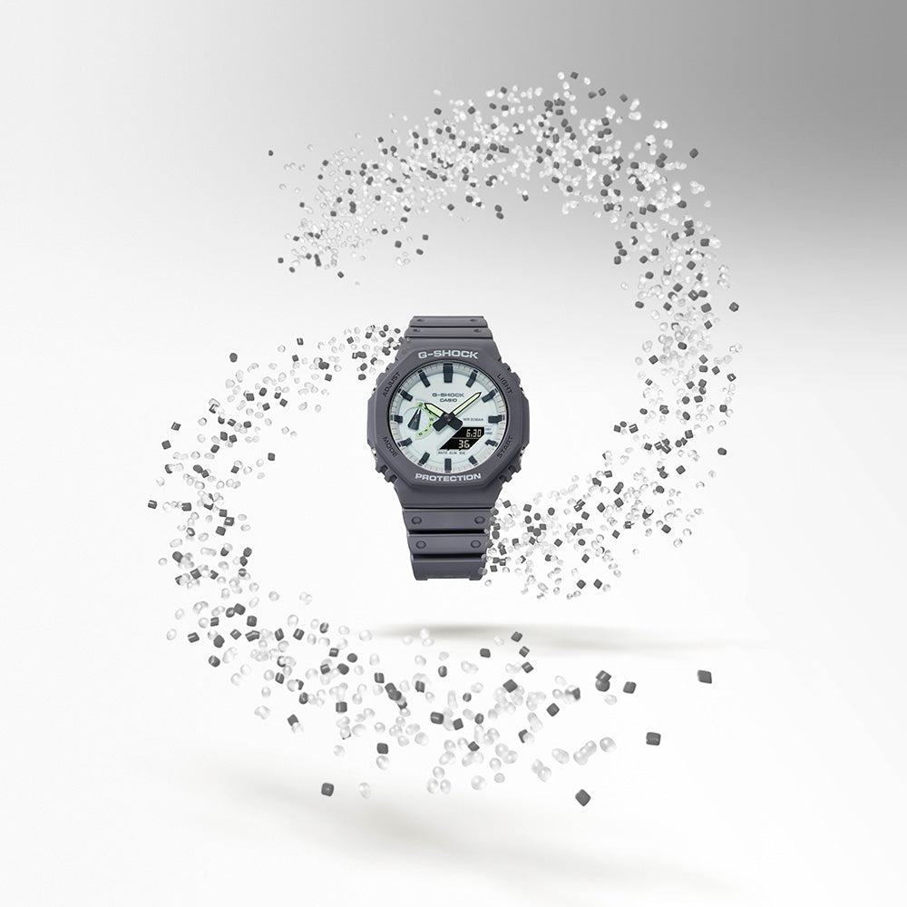 G-Shock GA2100HD-8A Stylish Hidden Glow Watch with Phosphorescent Face