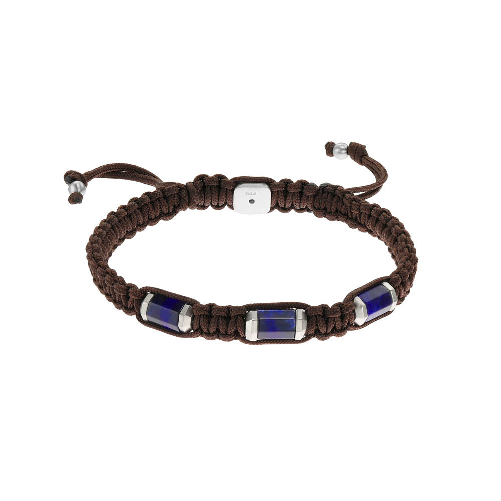 Fossil 25cm Threaded Stainless Steel Jewelry Bracelet