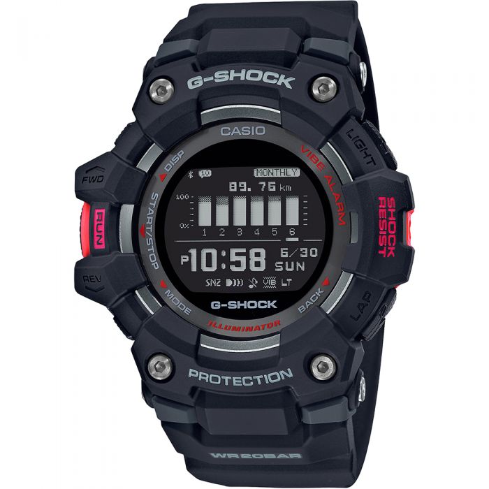 Casio G-Shock GBD100-1D Bluetooth Smart Sports Watch with Step Tracking Function