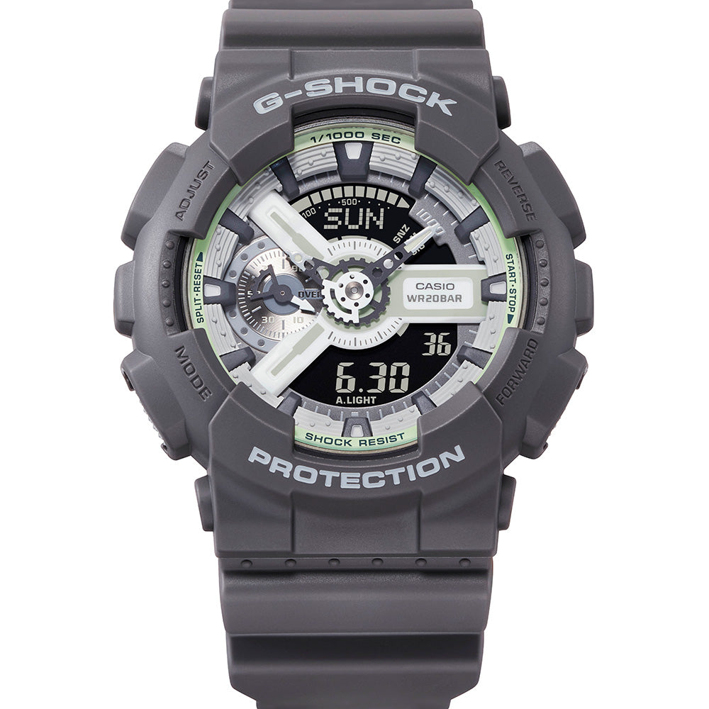 G-Shock GA110HD-8A Hidden Glow Men's Wristwatch with Phosphorescent Face