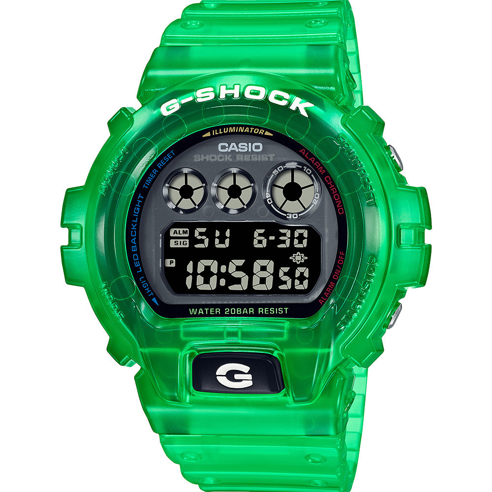 G-Shock DW6900JT-3 Joytopia Translucent Green Men's Digital Watch