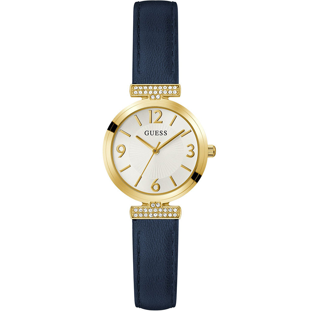 Guess Brand Array Series GW0614L5 Men's Leather Strap Wristwatch